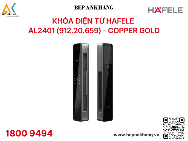 Khóa điện tử HAFELE  AL2401 (912.20.659) - Copper Gold